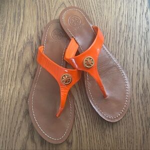 Tory Burch Orange Sandals